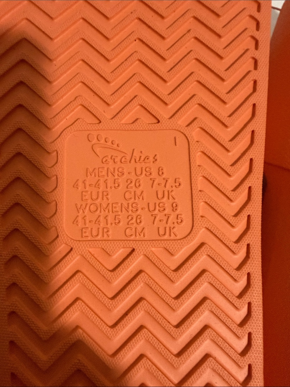 Archies Orange Slide Sandals - Picture 6 of 6
